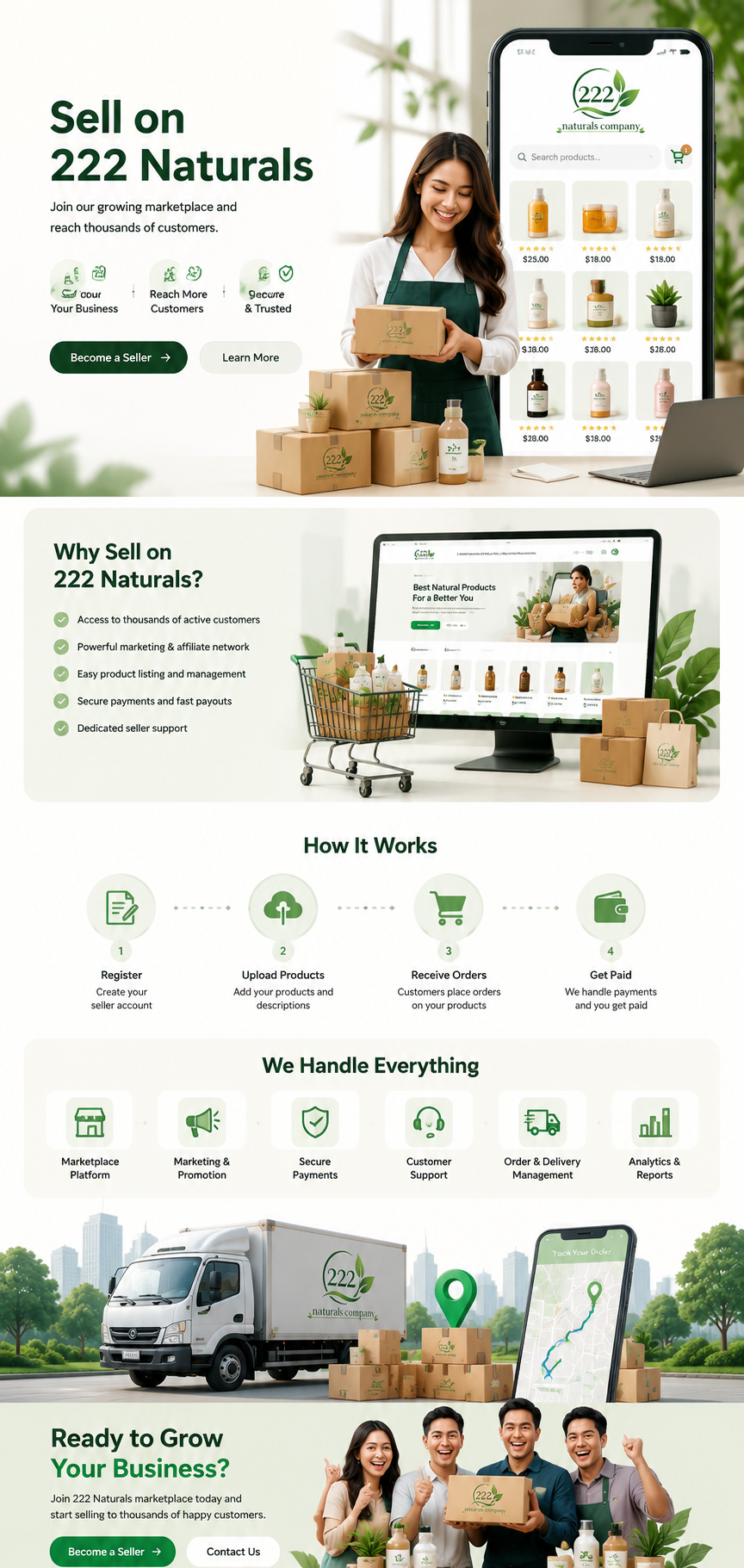 sell with 222 naturlas